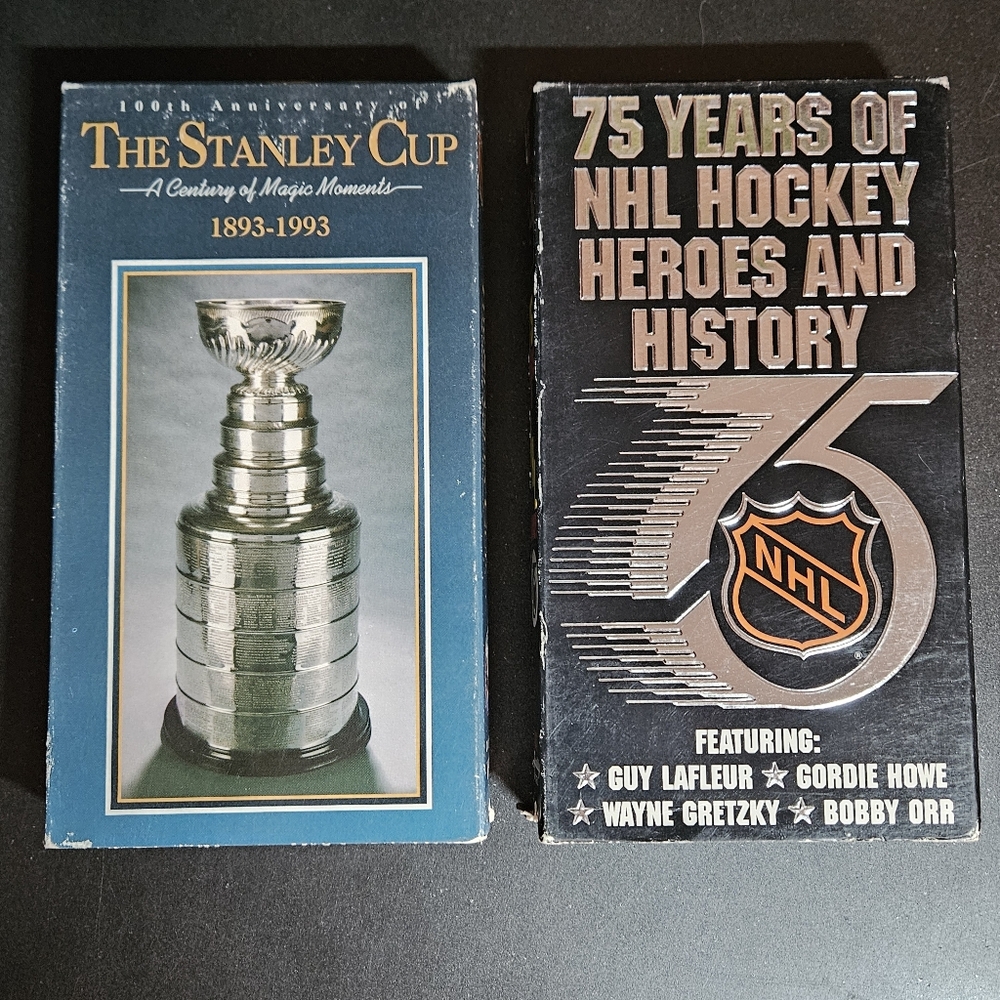 Two Hockey NHL VHS tapes